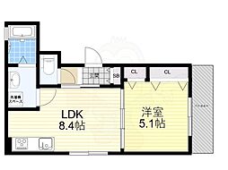JR福知山線 猪名寺駅 徒歩9分 1階/-