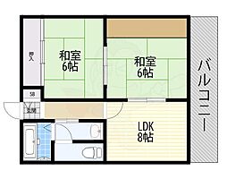 南塚口サンハイツ 2階/-