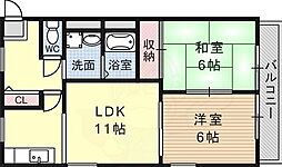 ビアンカ園田 2階/-