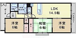 フォレストコート 3LDKの間取図画像