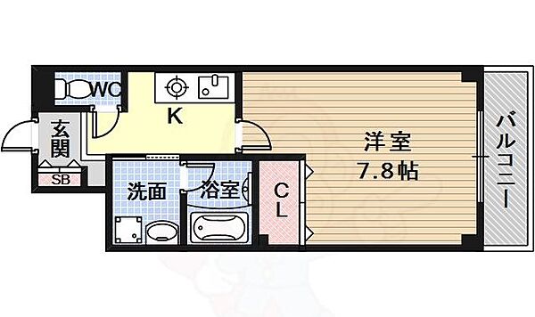 ハーモニーコート ｜兵庫県尼崎市立花町２丁目(賃貸マンション1K・3階・26.90㎡)の写真 その2