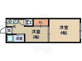 第一みどり荘  ｜ 兵庫県伊丹市柏木町２丁目（賃貸アパート1DK・1階・25.00㎡） その2