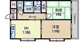 Residence塚口  ｜ 兵庫県尼崎市南塚口町３丁目（賃貸マンション2LDK・4階・50.40㎡） その2