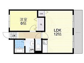 フローラルコート塚口  ｜ 兵庫県尼崎市塚口町１丁目（賃貸マンション1LDK・6階・46.20㎡） その2