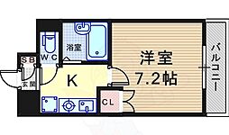 スタジオニュートラッド 3階1Kの間取り