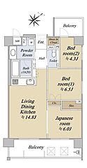 物件の間取り