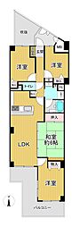 ローレルコート学園前B棟 4LDKの間取図画像