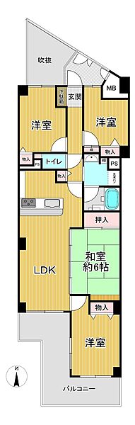 間取りを拡大表示