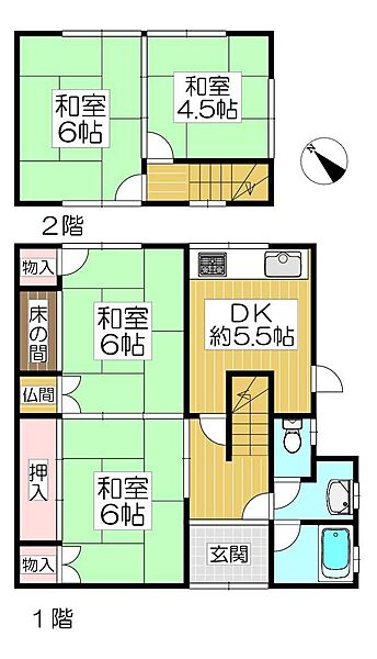 間取りを拡大表示