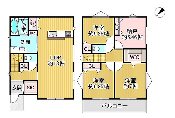 間取りを拡大表示