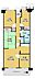 間取り：4LDK、価格500万円、専有面積67.48m2、バルコニー面積10.03m2　間取り図です。