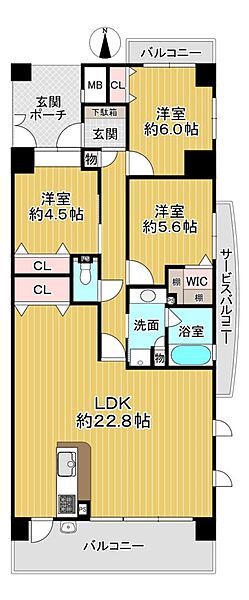 間取りを拡大表示