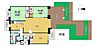 間取り：3LDK、価格1380万円、専有面積83.33m2、バルコニー面積6.3m2 【間取り図面】