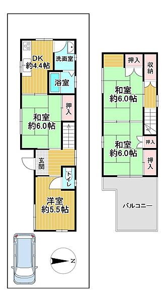 間取りを拡大表示