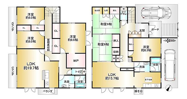 間取りを拡大表示