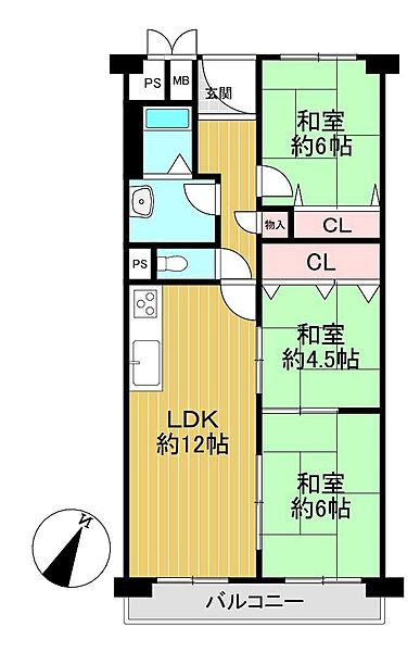 間取りを拡大表示
