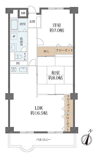 間取りを拡大表示
