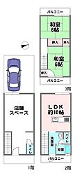 大阪市鶴見区放出東2丁目 テラスハウス