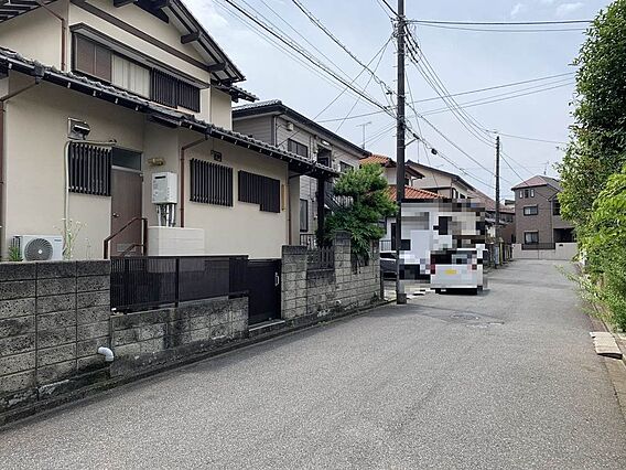 前面道路　公道...
