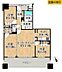 間取り：3LDK、価格3580万円、専有面積72.9m2、バルコニー面積18.4m2