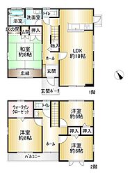 近鉄湯の山線 伊勢松本駅 徒歩5分 4LDKの間取り