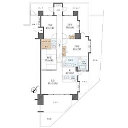ナタリーマリナタウンイーストブリッジ壱番館 4LDKの間取り