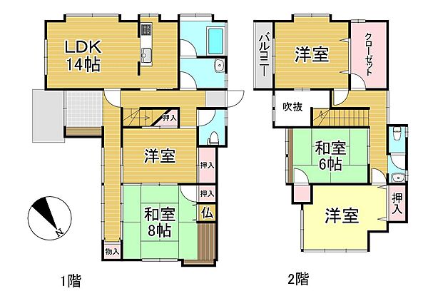 間取りを拡大表示