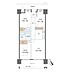 間取り：3LDK、価格2430万円、専有面積68.32m2、バルコニー面積11.84m2 