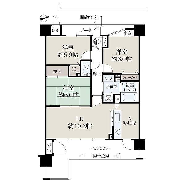 間取りを拡大表示