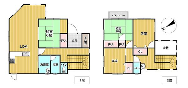 間取りを拡大表示