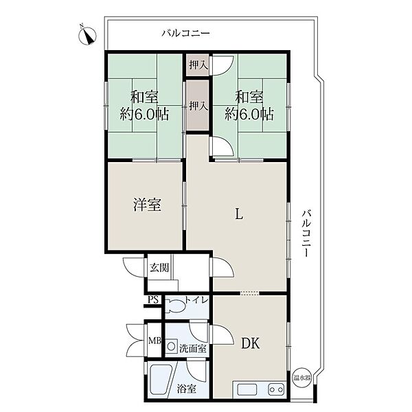 間取りを拡大表示