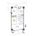 間取り：2LDK＋S（納戸）、価格1740万円、専有面積72.42m2、バルコニー面積8.74m2 