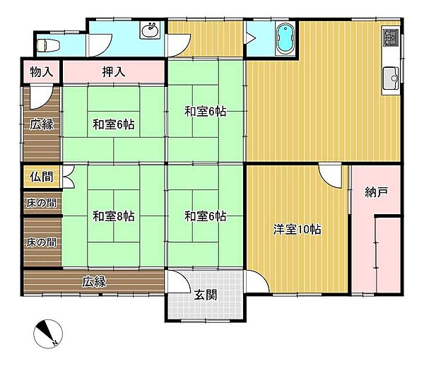 間取りを拡大表示