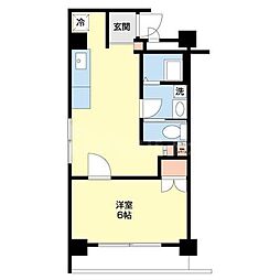 東京メトロ半蔵門線 錦糸町駅 徒歩10分の賃貸マンション 2階1LDKの間取り
