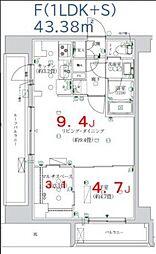 東京メトロ半蔵門線 押上駅 徒歩5分の賃貸マンション 5階1SLDKの間取り