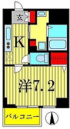JR総武線 両国駅 徒歩7分の賃貸マンション 3階1Kの間取り