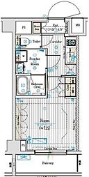 東武伊勢崎線 鐘ヶ淵駅 徒歩5分の賃貸マンション 3階1Kの間取り