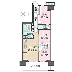 間取図画像 3LDK