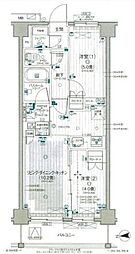 パレステージ墨田立花 2LDKの間取図画像