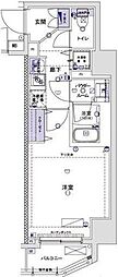 ルクシェール東向島 1Kの間取図画像