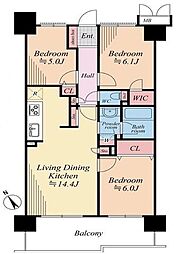 間取図画像 3LDK