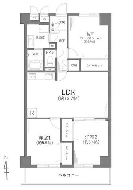 【R8.9月リフォーム完了予定!2沿線利用可「大和」駅徒歩10分】2020年頃室内リフォーム歴ありペット2匹飼育可能南バルコニーのため陽当たり良好