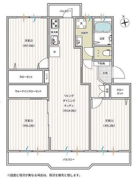 間取りを拡大表示