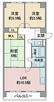 エスポワール五反田 105 ｜ 愛知県名古屋市北区五反田町196（賃貸マンション3LDK・1階・63.25㎡） その2