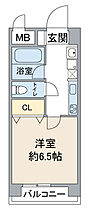 スカイコート天塚 101 ｜ 愛知県名古屋市西区天塚町1丁目35（賃貸マンション1K・1階・24.36㎡） その2