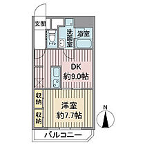 セントアロマ 205 ｜ 愛知県名古屋市名東区猪子石2丁目205（賃貸マンション1DK・2階・41.50㎡） その2