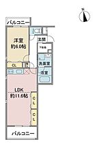 グランシャトゥ那古野 4B ｜ 愛知県名古屋市西区那古野2丁目7-14（賃貸マンション1LDK・4階・46.18㎡） その2