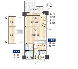 東京メトロ南北線 飯田橋駅 徒歩9分の賃貸マンション 1階1LDKの間取り