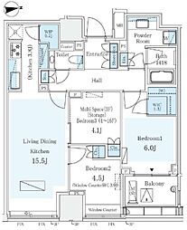 間取図画像 3LDK
