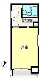 ライオンズマンション平河町K 1Kの間取図画像